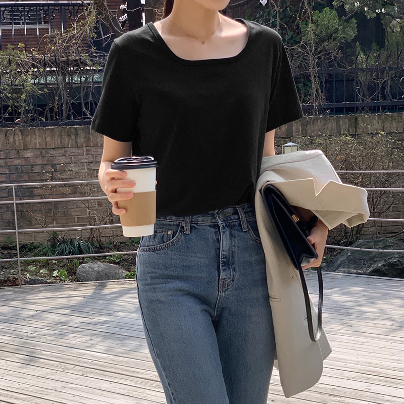 [8천장 돌파][Made Lauren]틴즈 스퀘어 반팔 티셔츠 - 3 color