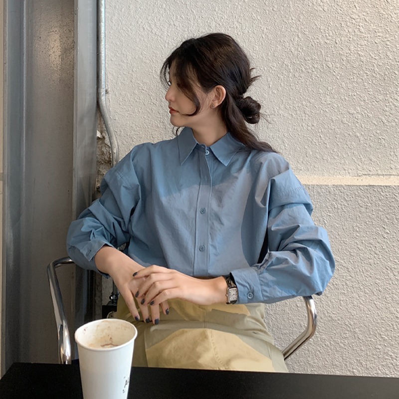 [Made Lauren]버킨 루즈핏 코튼 셔츠 - 4 color