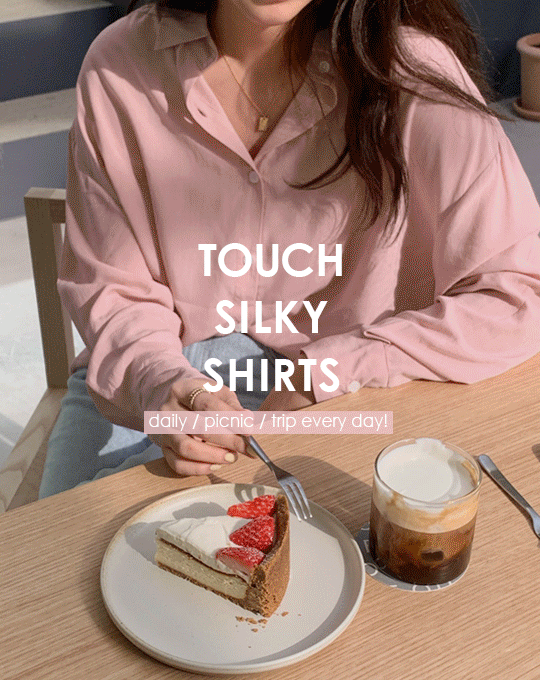 [Made Lauren]터치 실키 셔츠 - 5 color