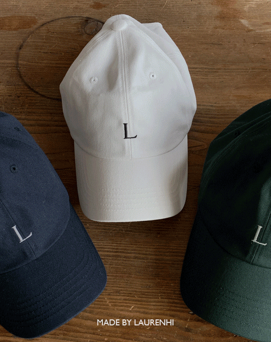 [Made Lauren]Basic cotton ball cap - 3 color
