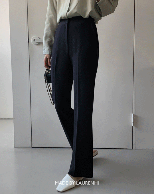 [Made Lauren][아담녀/평균녀]감각 슬랙스 팬츠(ver.슬림스트레이트부츠컷) - 3 color